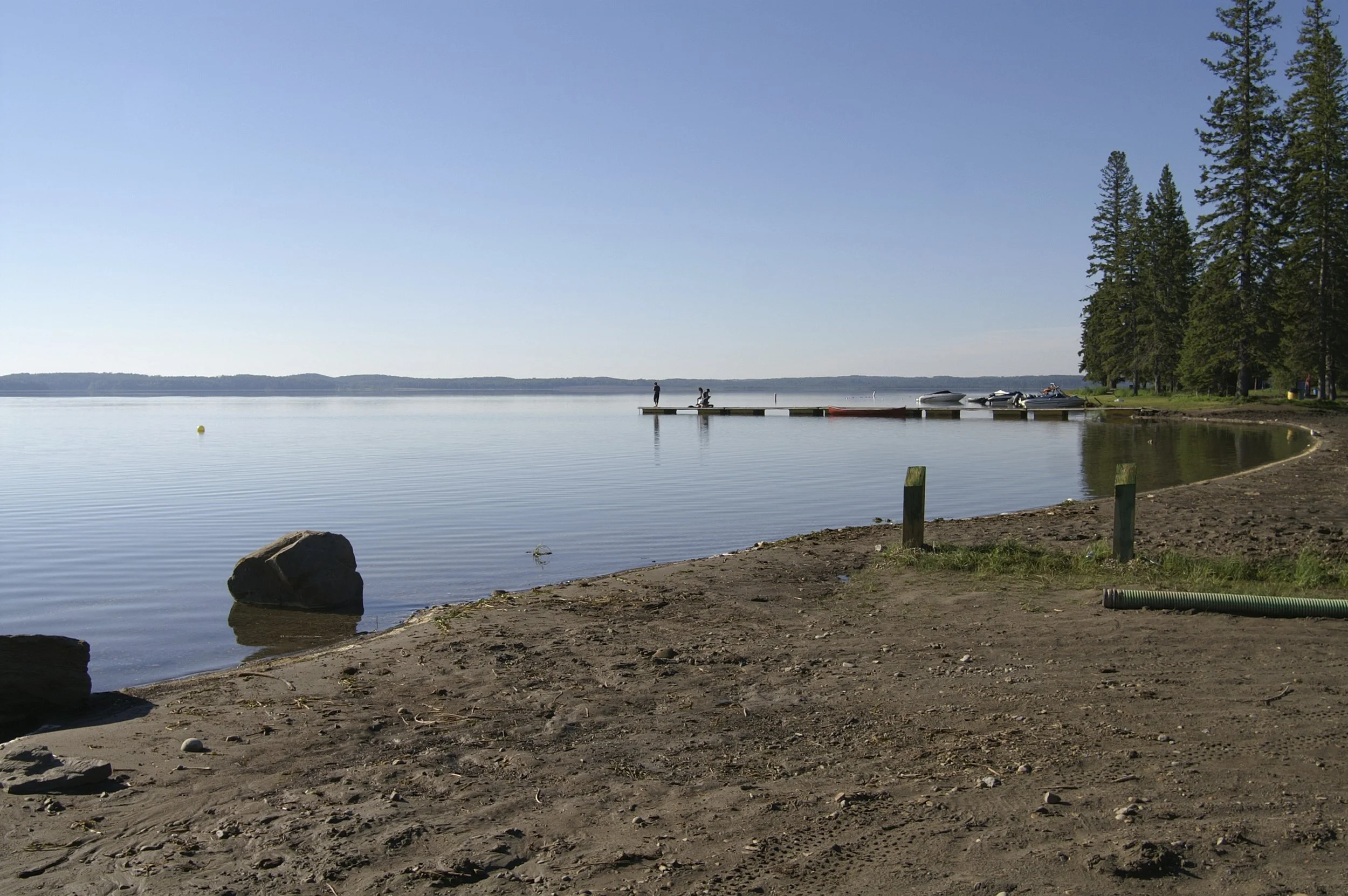 Beach area at Cow Lake